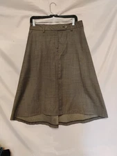 Vintage Herman Geist Women's Sz 8 Flare High Low Skirt