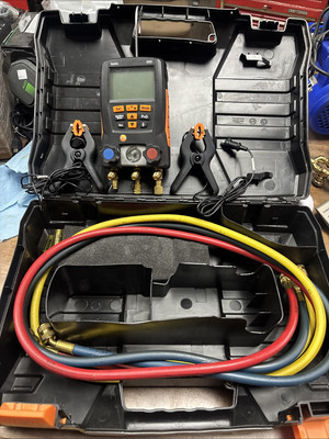 Testo 550 Digital Manifold Gauges Tool Kit (tool Bin)