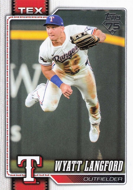 Wyatt Langford - 2026 Topps Baseball Series Two #383