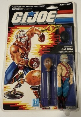 GI Joe Big Boa Cobra Trainer Cobra Enemy Hasbro 1986 Vintage Sealed New