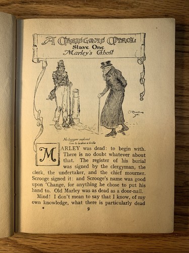 Weihnachtslied von Charles Dickens illustriert von C.E. Brock (1925, Hardcover) - Bild 5 von 11