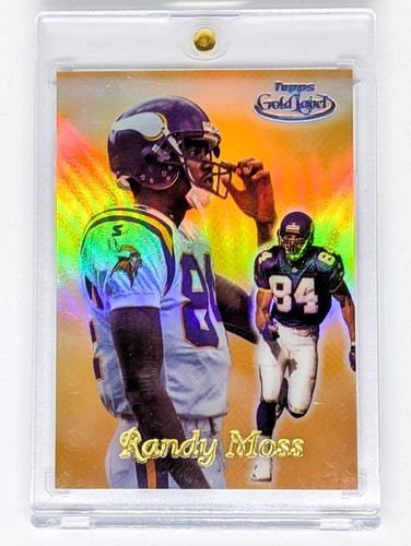 1999 Topps Gold Label Class 3 Black Label #50 Randy Moss Minnesota Vikings SP - Picture 1 of 3