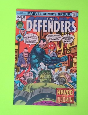 Defenders #33 Vol. 1 1976 Marvel Comics 1st App 6.0 Comic Book P63-198