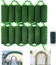 14 Pcs Floral Foam Garland, 9.2Ft Green Flower Sponge Blocks Kit