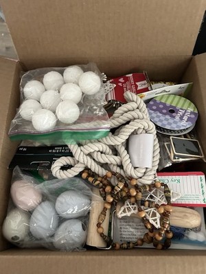 5 Lb. Craft Mystery Box Guaranteed 30 Items.     Box 2