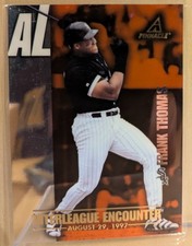 FRANK THOMAS JEFF BAGWELL 1997 PINNACLE INTERLEAGUE ENCOUNTER INSERT #10
