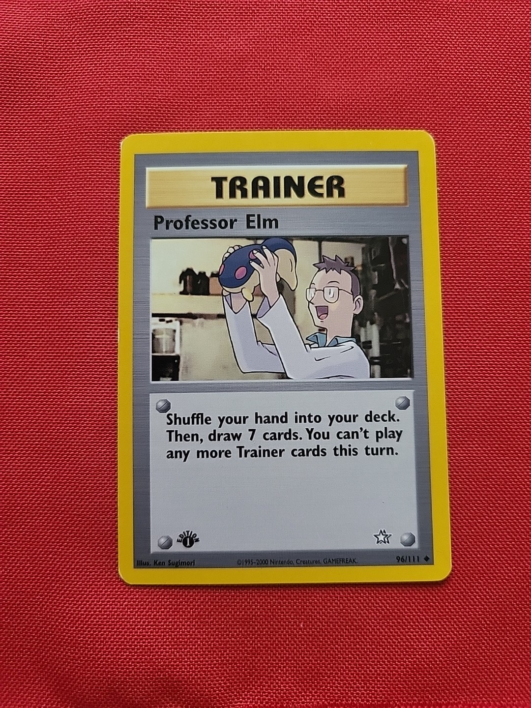 Pokemon: Professor Elm 1st Edition #96/111 Neo Genesis Non-holo - LP - T101