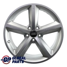 Audi A4 B8 8K Silver Wheel Alloy Rim 18" ET:47 8J Star Spoke 8K0601025Q