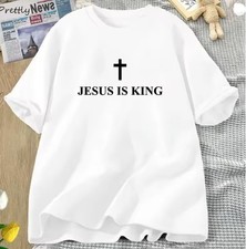 NEW Men's Christian T-Shirt Jesus T-Shirt Christianity Shirt Bible Jesus Shirt