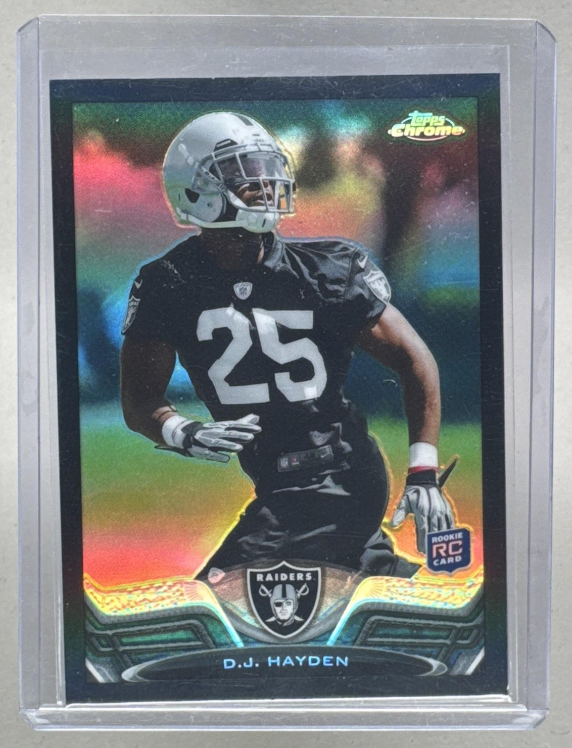 DJ Hayden Topps Chrome #16 Black Refractor