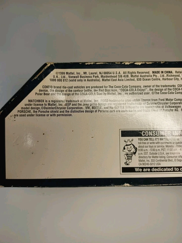 Matchbox Collectibles 1999 Halloween Coca-Cola Diecast C Panel Van - Image 3 of 4