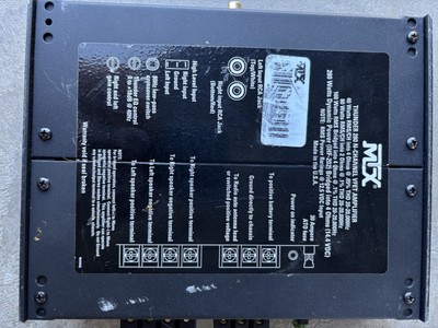 MTX THUNDER 280 40W×2 レストア 、チューニング済み