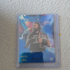 Topps 2026 Topps Chrome WWE Eras of Excellence Roman Reigns ERA-18 044/150