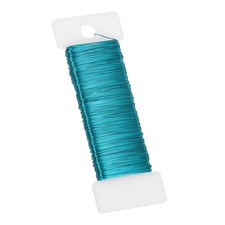 38Yard Floral Wire Flexible Paddle Wire 26 Gauge Florist Wire Blue