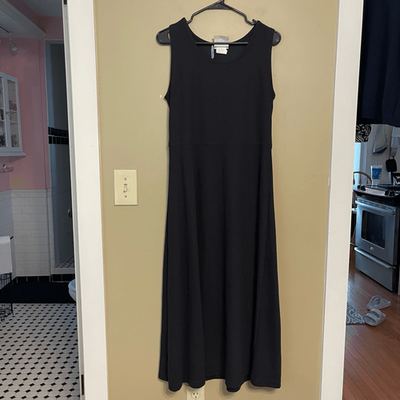 white christmas dresses Organic Cotton Ribbed Knit Maternity to Nursing Tank Dress main image 1