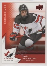 2020-21 Upper Deck Team Canada Juniors Exclusives /250 Theo Rochette #71 00r4