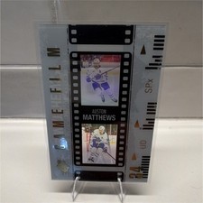 2024-25 Upper Deck SPx Game Film Auston Matthews GF-12 Toronto Maple Leafs