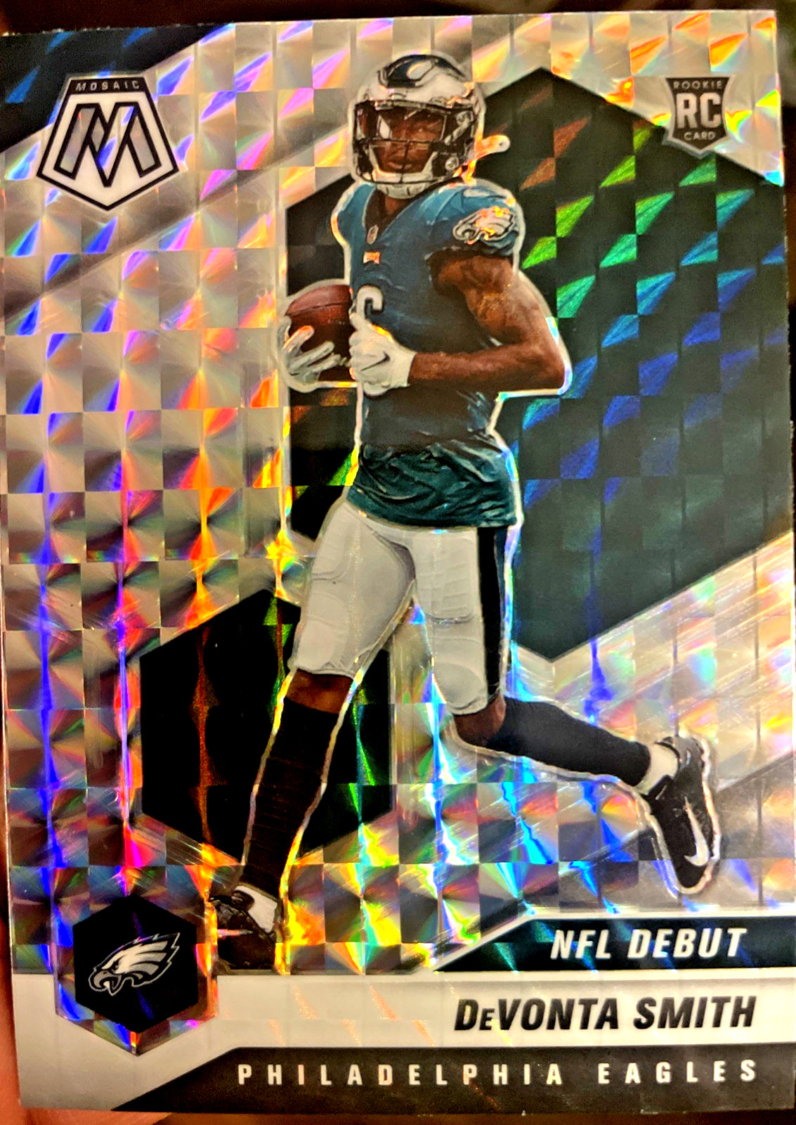 2021 Panini Mosaic - NFL Debut Devonta Smith #246 Mosaic Prizm (RC)