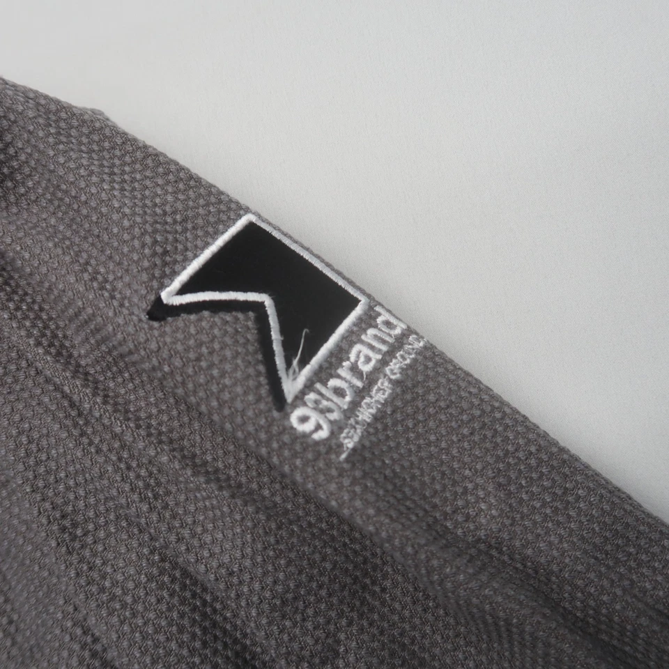 Chaqueta Uniforme 93brand Jiu Jitsu A2H Titanio Ganso Gris G3.018.001 Gi Foto 4 de 4