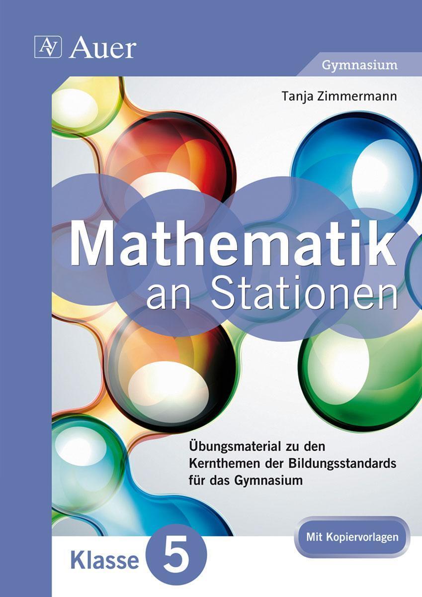 Thumbnail - Mathe An Stationen 5 Gymnasium Tanja Zimmermann 9783403071587
