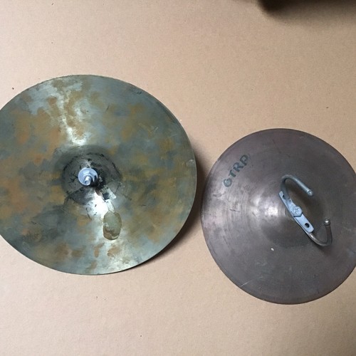 Sonor 8 Eight Inch Pair Of Crash Cymbals Small But Heavy Made In Western Germany - Picture 16 of 17