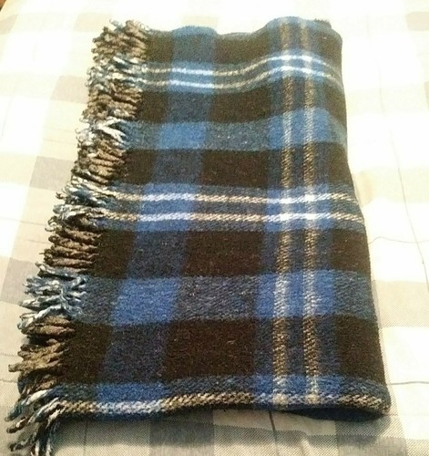 Coperta blu da un lato grigia dall'altro lato pesante 60" × 65" calda - Foto 8 di 9