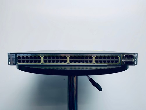 Przełącznik Cisco Catalyst 3750E 48 portów gigabit + 2 x CVR-X2-SFP - WS-C3750E-48TD-E - Zdjęcie 9 z 24