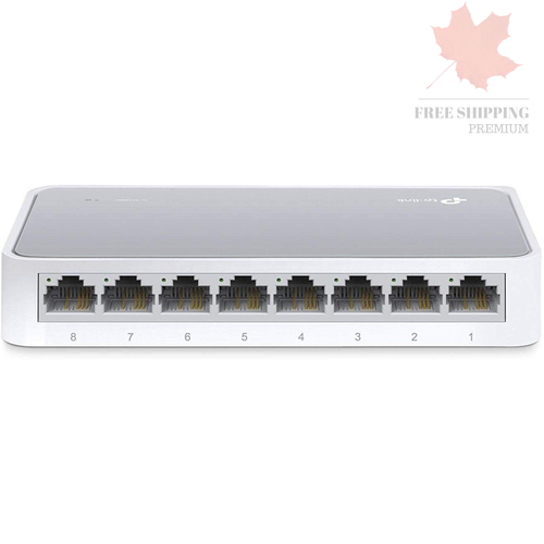 10 100 1000Mbps Port Gigabit Desktop Switch 10Gbps Capacity Plug and Play Up ... - Picture 8 of 12