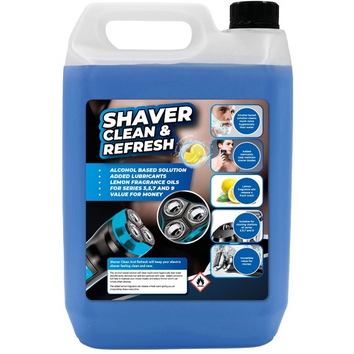 Shaver Shaving Cleaner Fluid Refill Braun Clean And Renew Cartridge 5