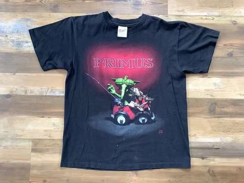 Vntg Primus Miscellaneous Debris concert tour promo shi 1990s vintage concert t-shirt, vintage, size L, single stitch, B+ condition