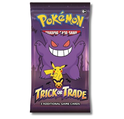 Pokemon TCG 1x Booster Pack TRICK OR TRADE 2023 - ENG ENGLISCH