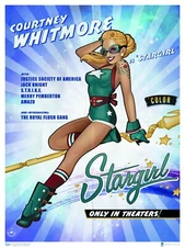 Quantum Mechanix DC Bombshells Stargirl 18 x 24 Art Print by Ant Lucia MINT