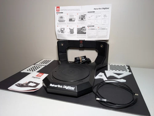 MakerBot Digitizer Desktop 3D Scanner + Power Supply – Tested with Accessories