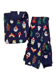 Hanna Andersson Christmas Heirloom Ornaments Long John Pajamas Size 140 10