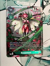 Rosemon BT13-057 R Digimon CCG | Versus Royal Knights NM