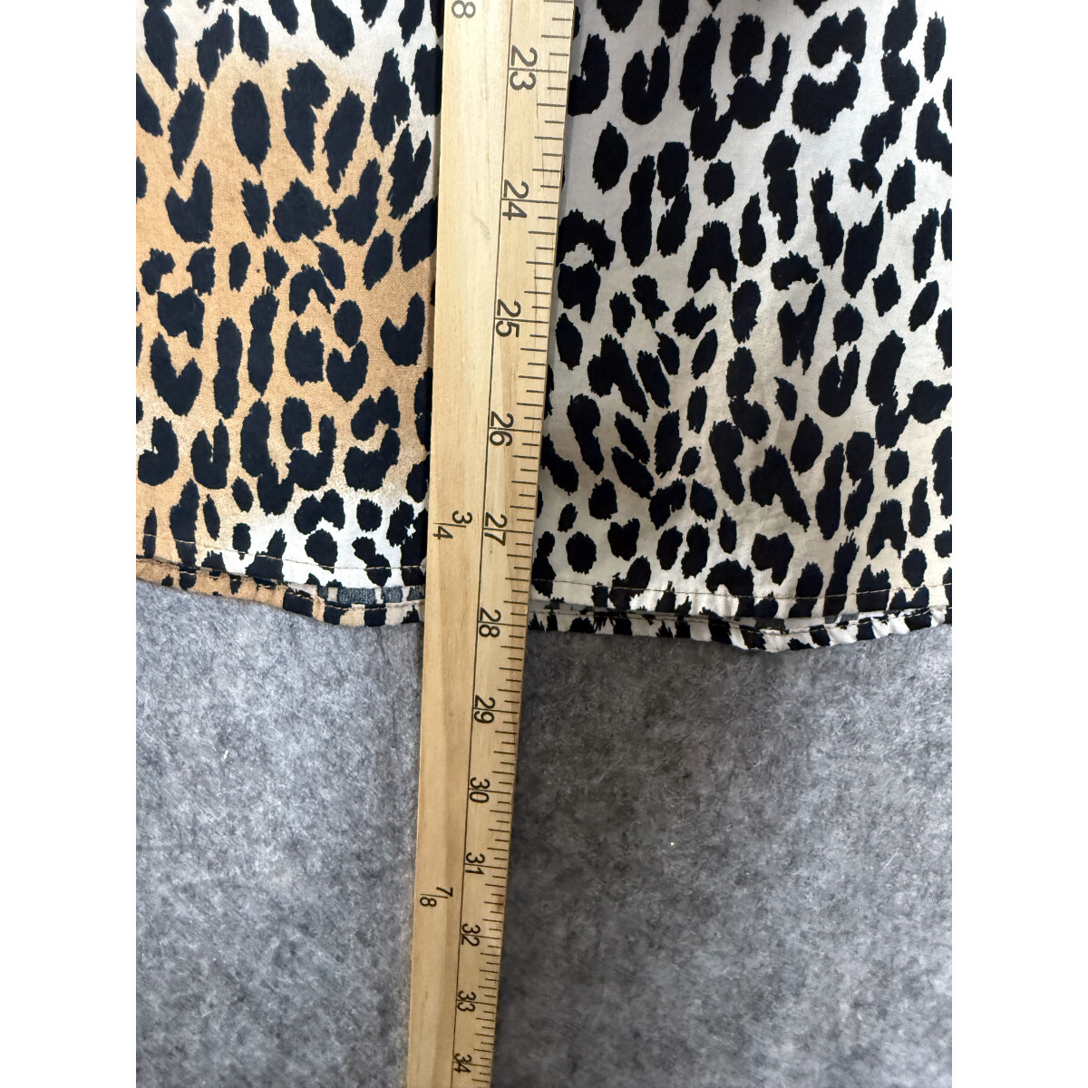 Chico's Leopard Print Collared Pullover Wrinkle R… - image 4