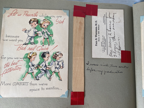 Vintage Sammelalbum 1940er Schultag Erinnerungen über Land Missouri Karten Fotos + - Bild 13 von 20