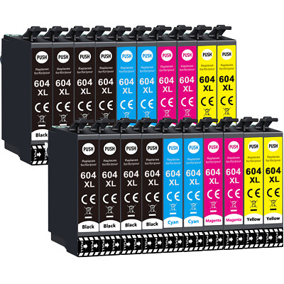 604XL Patronen für Epson XP-2200 XP-2205 XP-3200 XP-4205 WF-2910 WF-2930 WF-2950