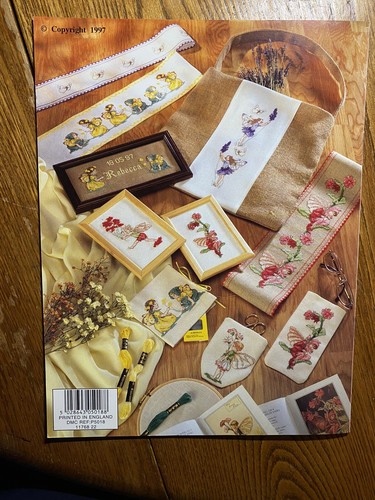 Vintage 1997 DMC Flower Fairies Chart Cross Stitch Patterns Instruction Booklet - Picture 3 of 20