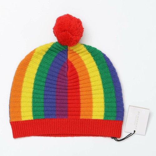 Burberry Children Helen Rainbow Beanie Hat - Kid's Size Medium (M) - Picture 4 of 4