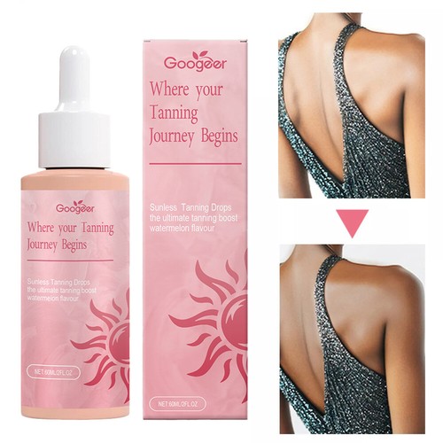 60ml Sunless Tanning Drops Natural Boost Melanin Enhancing Skin Tone 2fl.oz - Picture 15 of 17