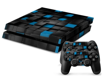 Sony PS4 Playstation 4 Skin Design Aufkleber Schutzfolie Set - Pixel 2 Motiv
