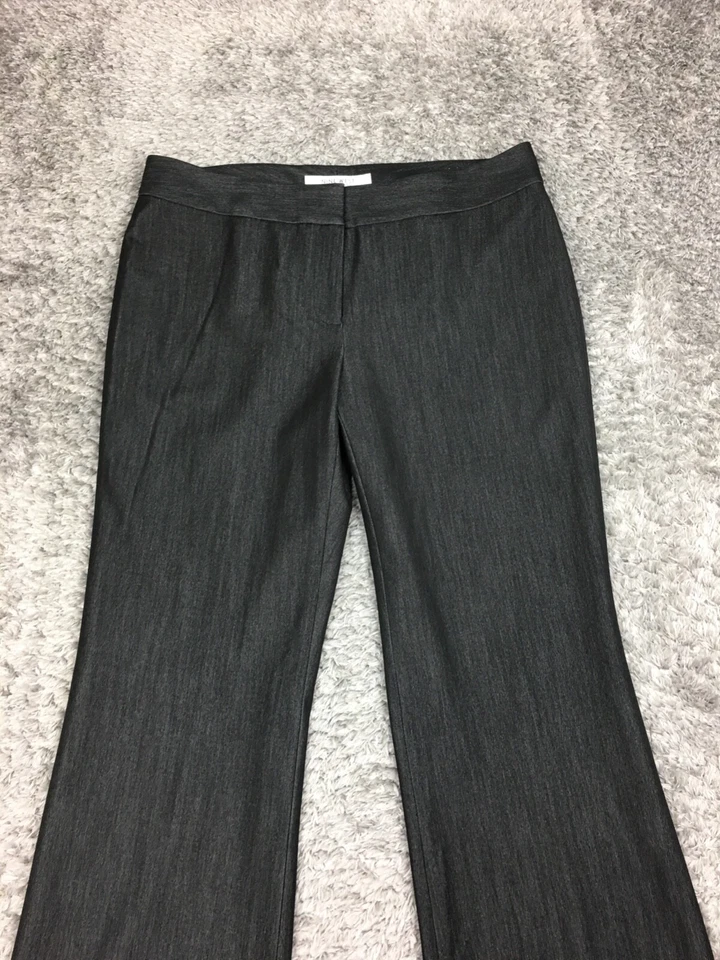 Nine West Wide Boot Dress Pants Womens Size 8 Gray Suit Separates Career - Image 2 of 4