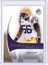 2010 SP Authentic Gold #213 Perry Riley 14/25 - Flat S/H