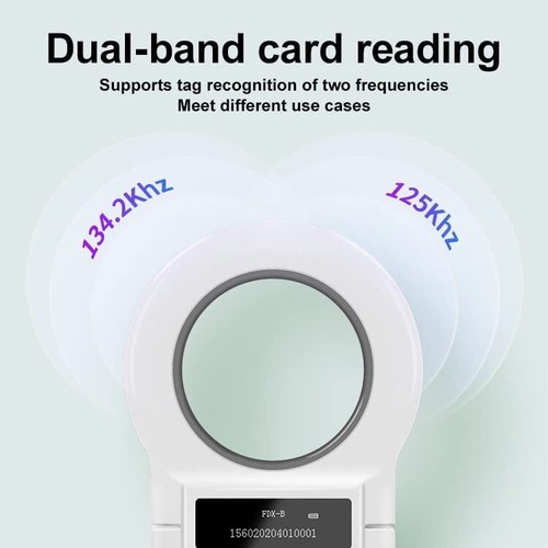 134.2KHz Pet Microchip Scanner RFID Animal ID Tag Chip Reader Cat Dog Universal - Picture 4 of 8
