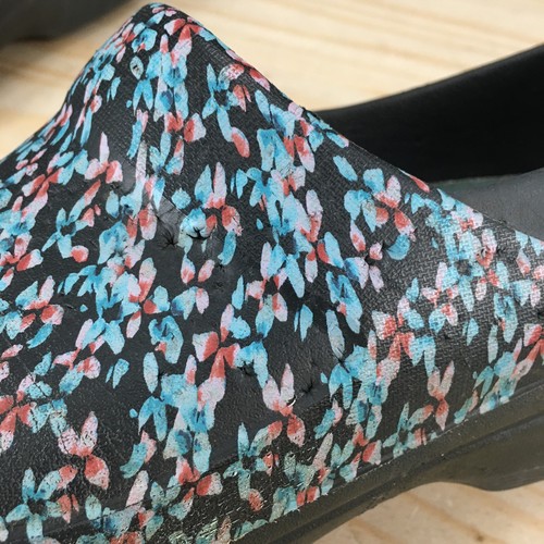 Crocs Triple Comfort Shoes Womens 9 Clog Multicolor Slip On Casual Floral Comfor - Picture 9 of 20