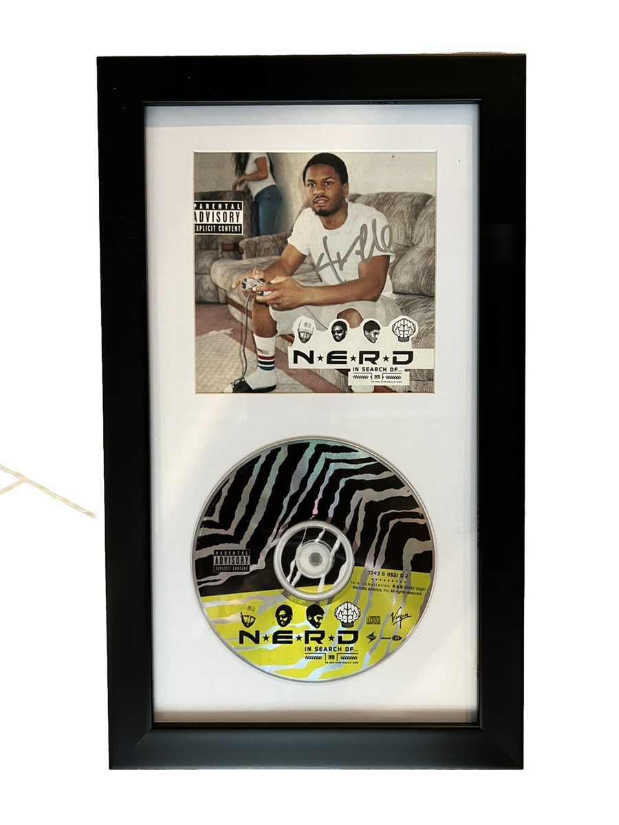 Pharrell Williams Signed N.E.R.D (In Search Of) Cd Cover