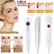 USB LCD Laser Skin Tag Freckle Wart Dot Mole Remove Pen Dark Spot Tattoo Removal