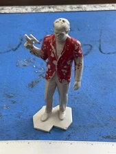 Vintage MARX  Man From UNCLE  Illya Kuryakin!!!  Missing Top Of Gun Painted Worn
