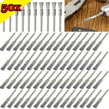 50PC Stainless Steel Wire Brush Set Dremel Tool Rotary Die Grinder Removal Wheel